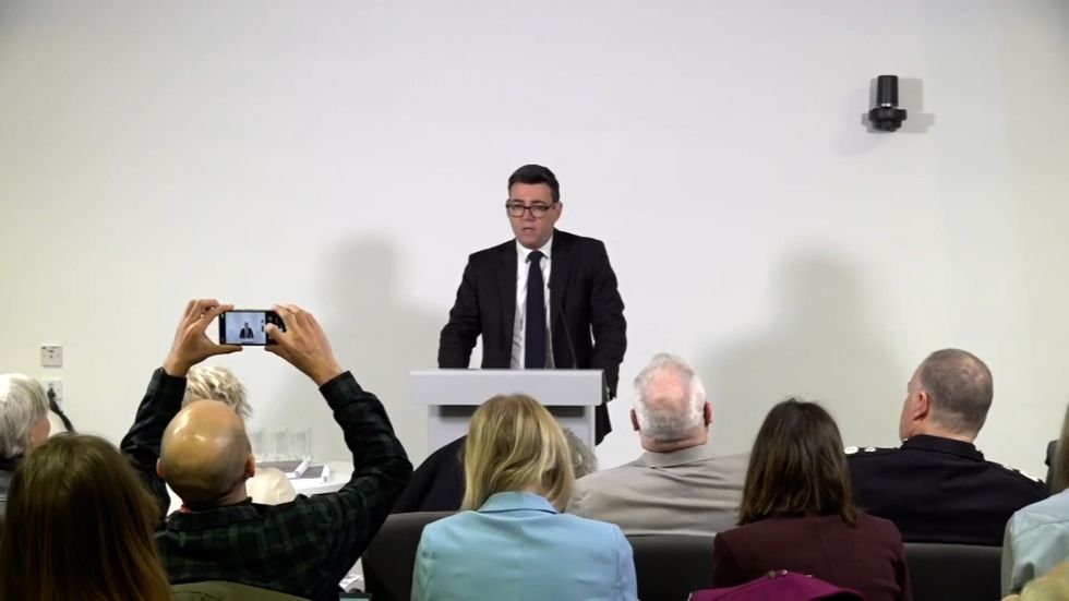 Mayor of Greater Manchester Andy Burnham