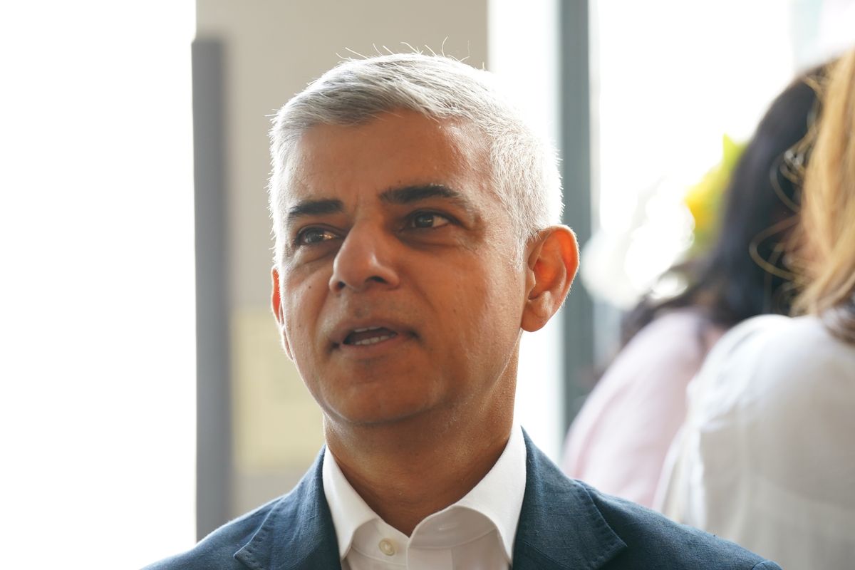 Mayor of London Sadiq Khan arriving to launch the campaign, Say Maaate to a Mate, at the Notes Cafe in central London
