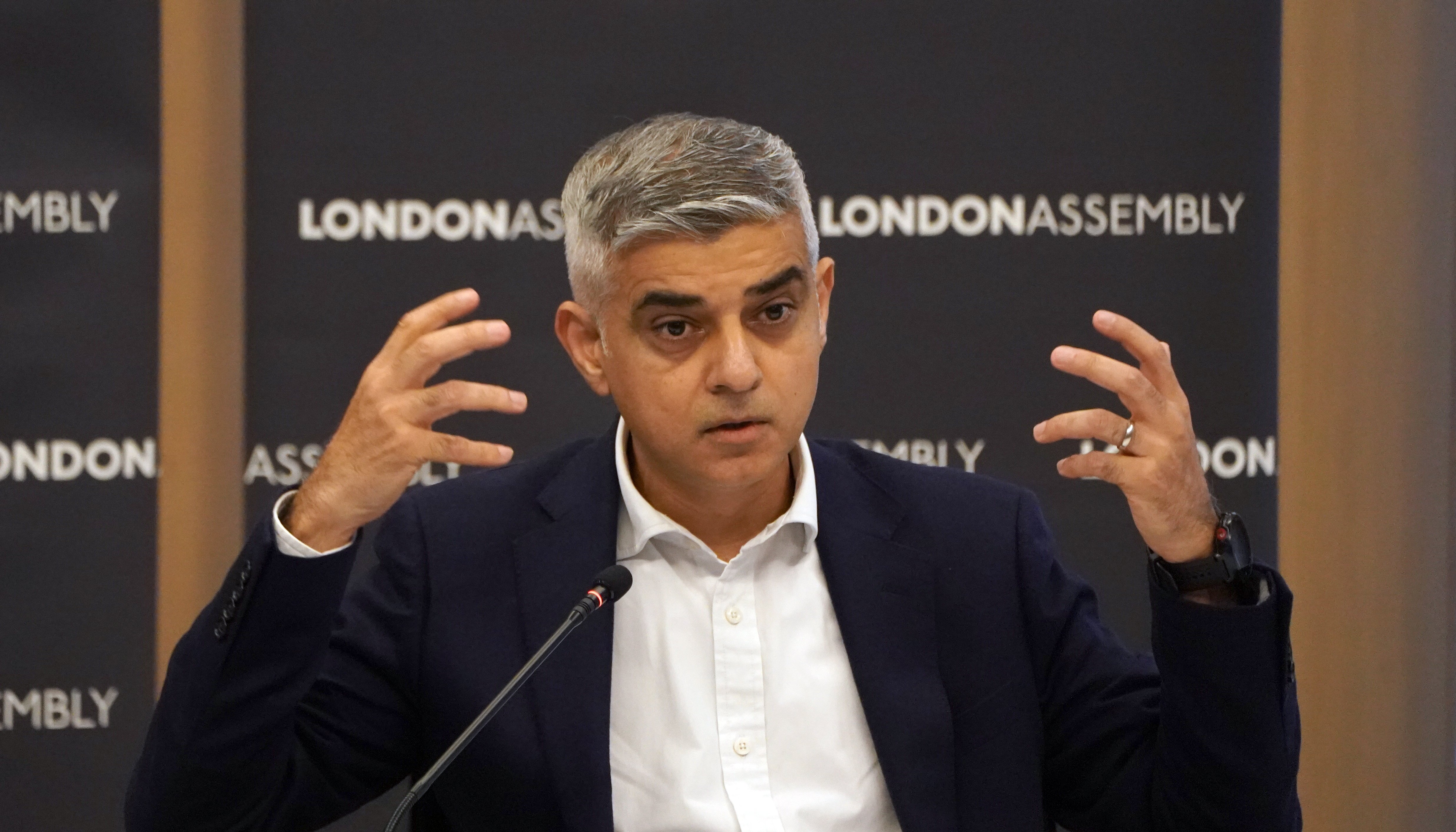 Mayor of London, Sadiq Khan.