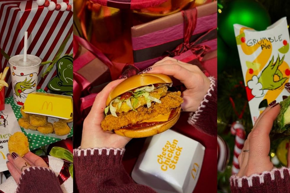 McDonald's Grinched Menu