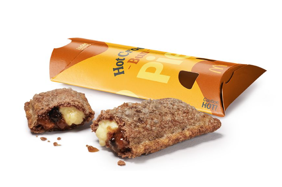 McDonald's Hot Cross Bun Pie