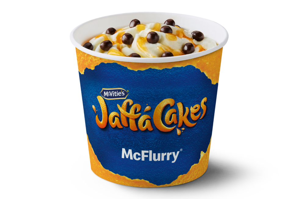 McDonald's Jaffa Cakes McFlurry