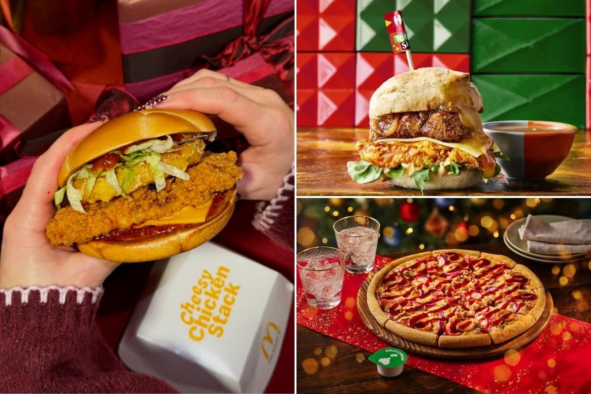 McDonald's / Nando's / Domino's Christmas menus