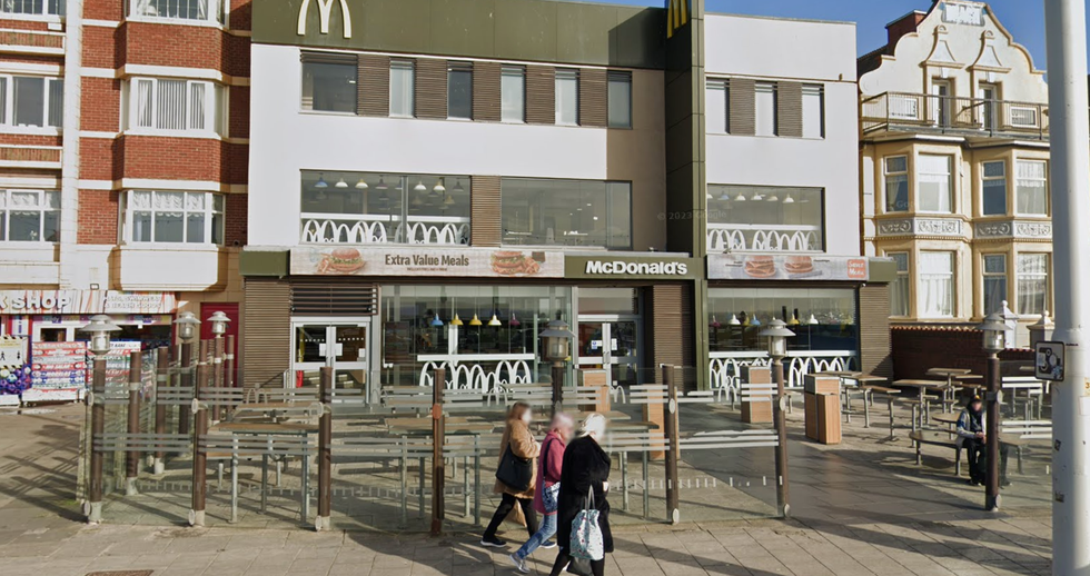 McDonalds on Blackpool promenade