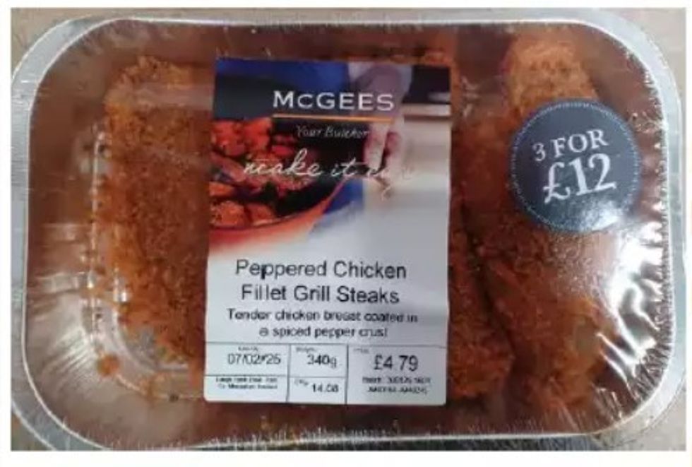 McGees Peppered Chicken Fillet Grill Steaks