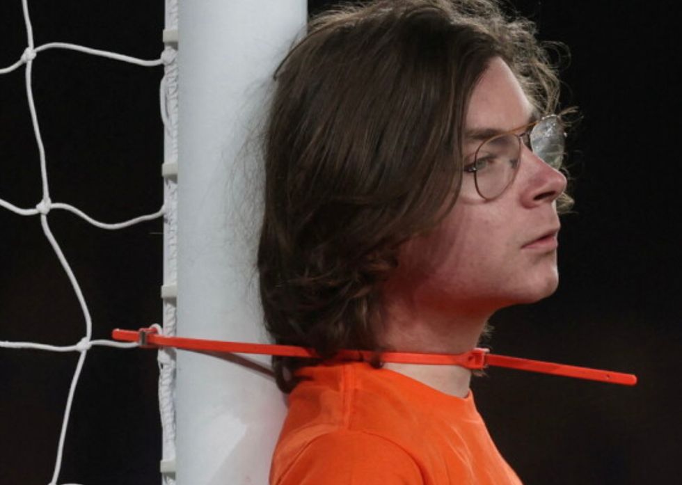 McKechnie tied himself to the post at Goodison Park