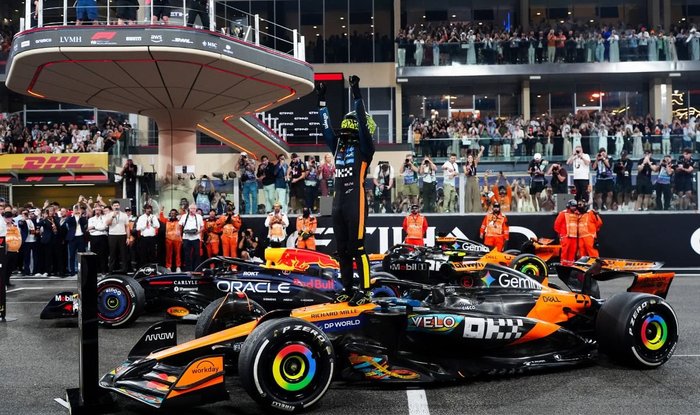 McLaren are facing a fight from Mercedes and Red Bull this year