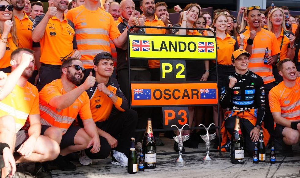 McLaren had a mishap at the Italian Grand Prix