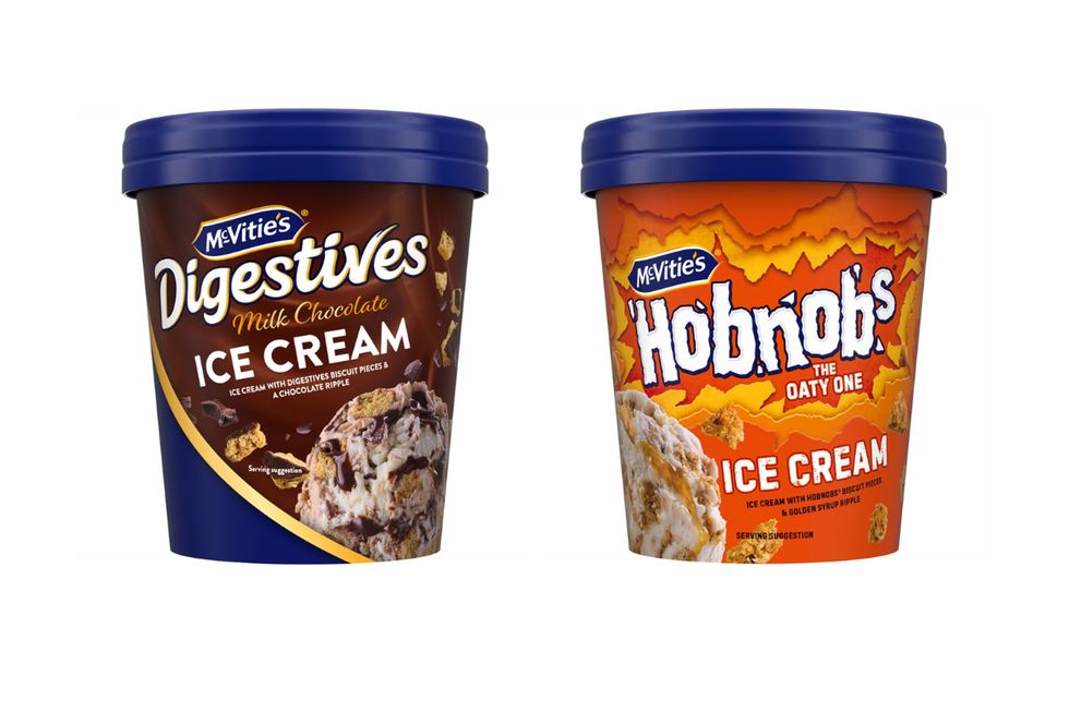 McVitie's ice cream flavours
