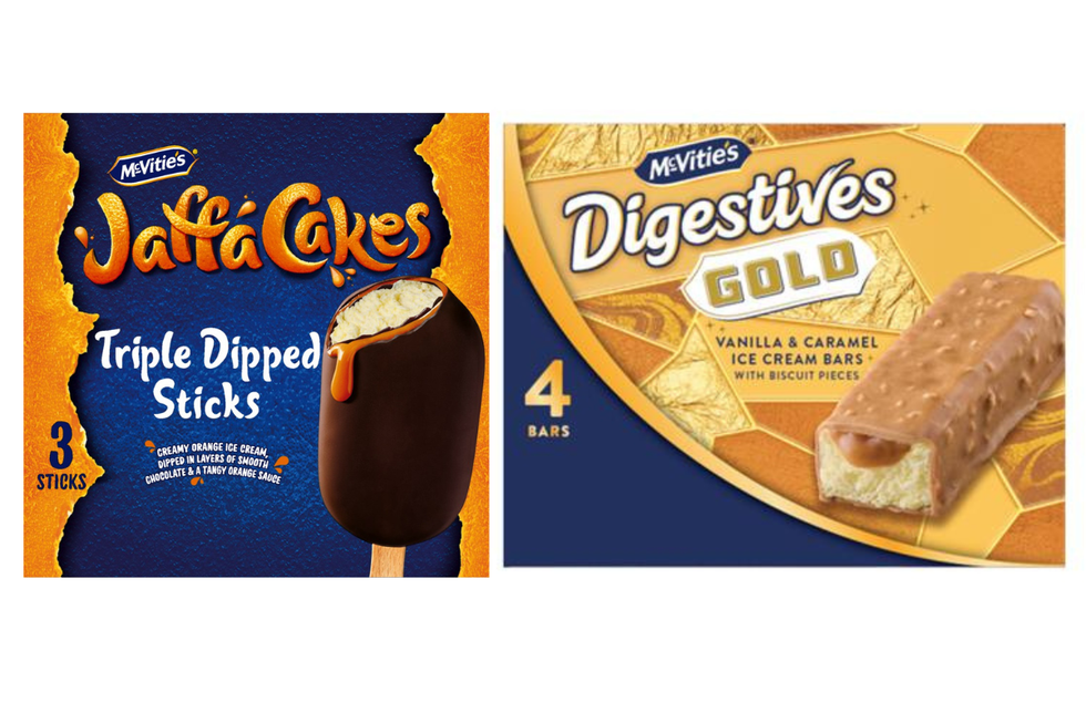 McVitie's ice cream flavours