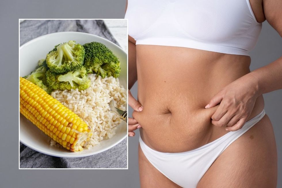 meal and stomach fat