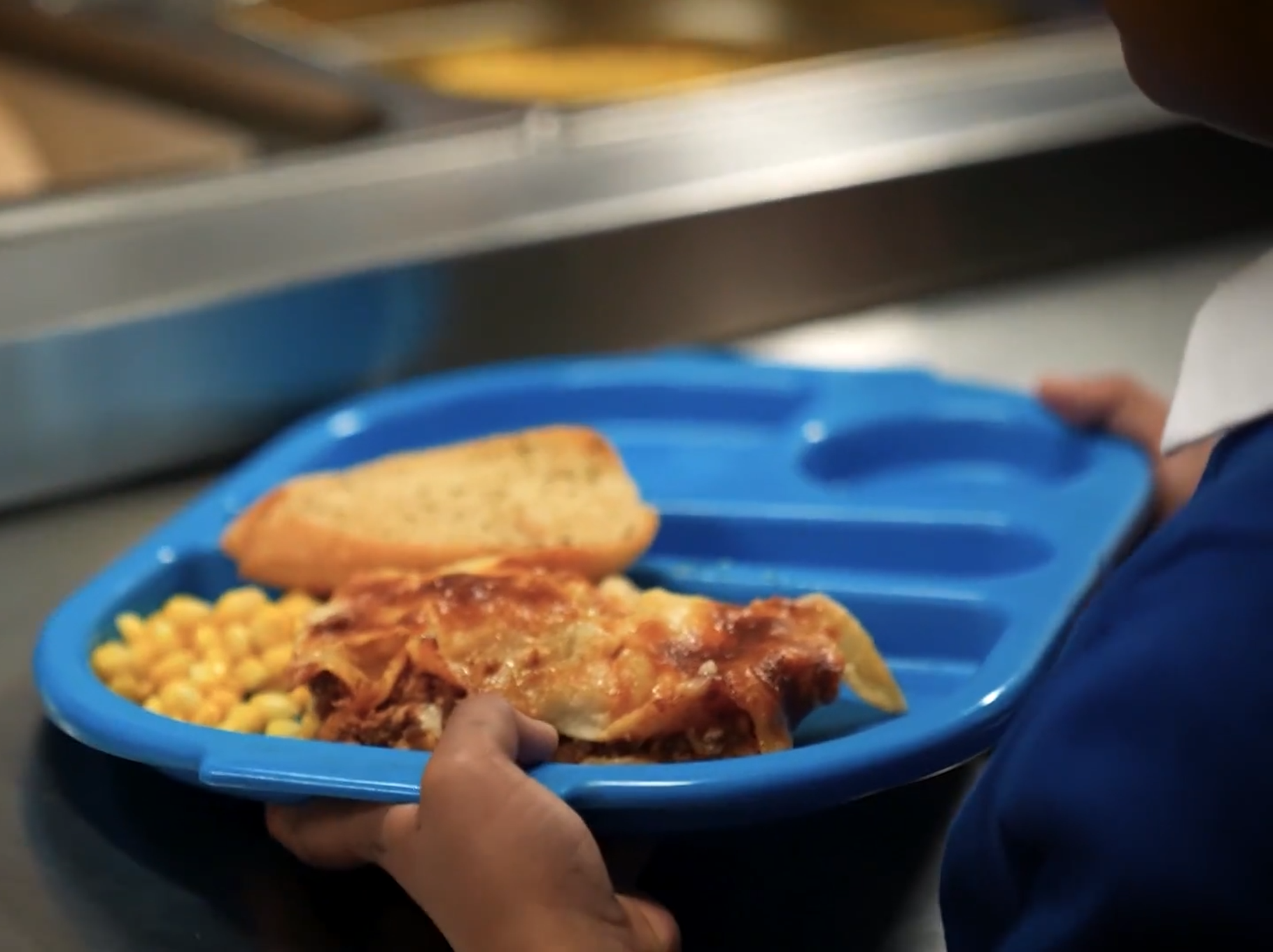 Meat-free school meal