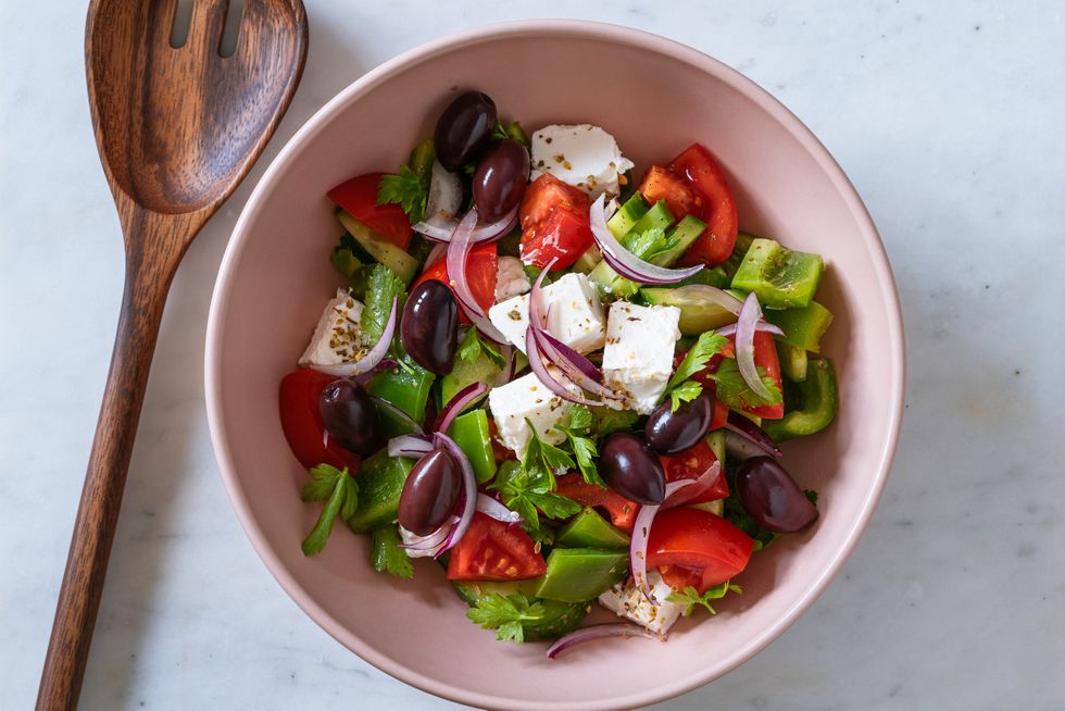 Med diet meal example