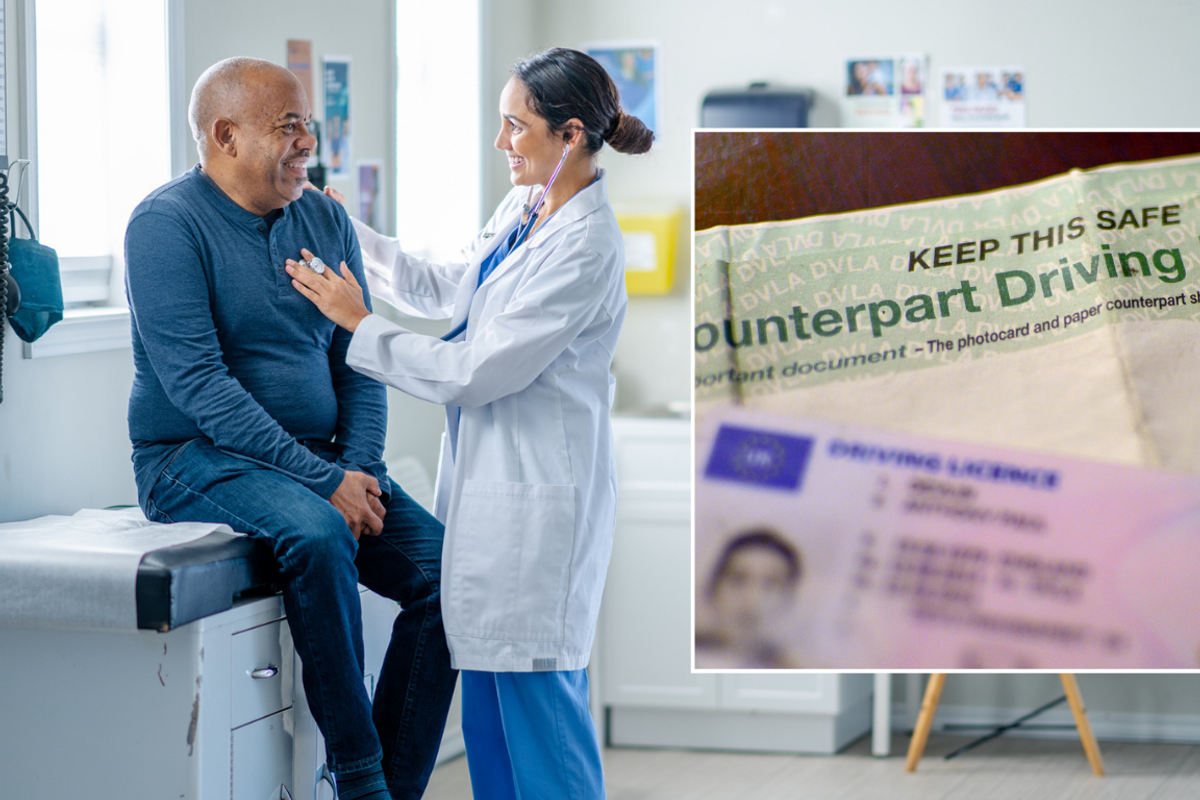 Medical check and driving licence