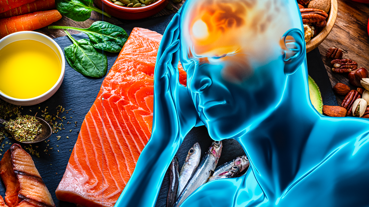 Mediterranean diet foods, such as salmon and nuts