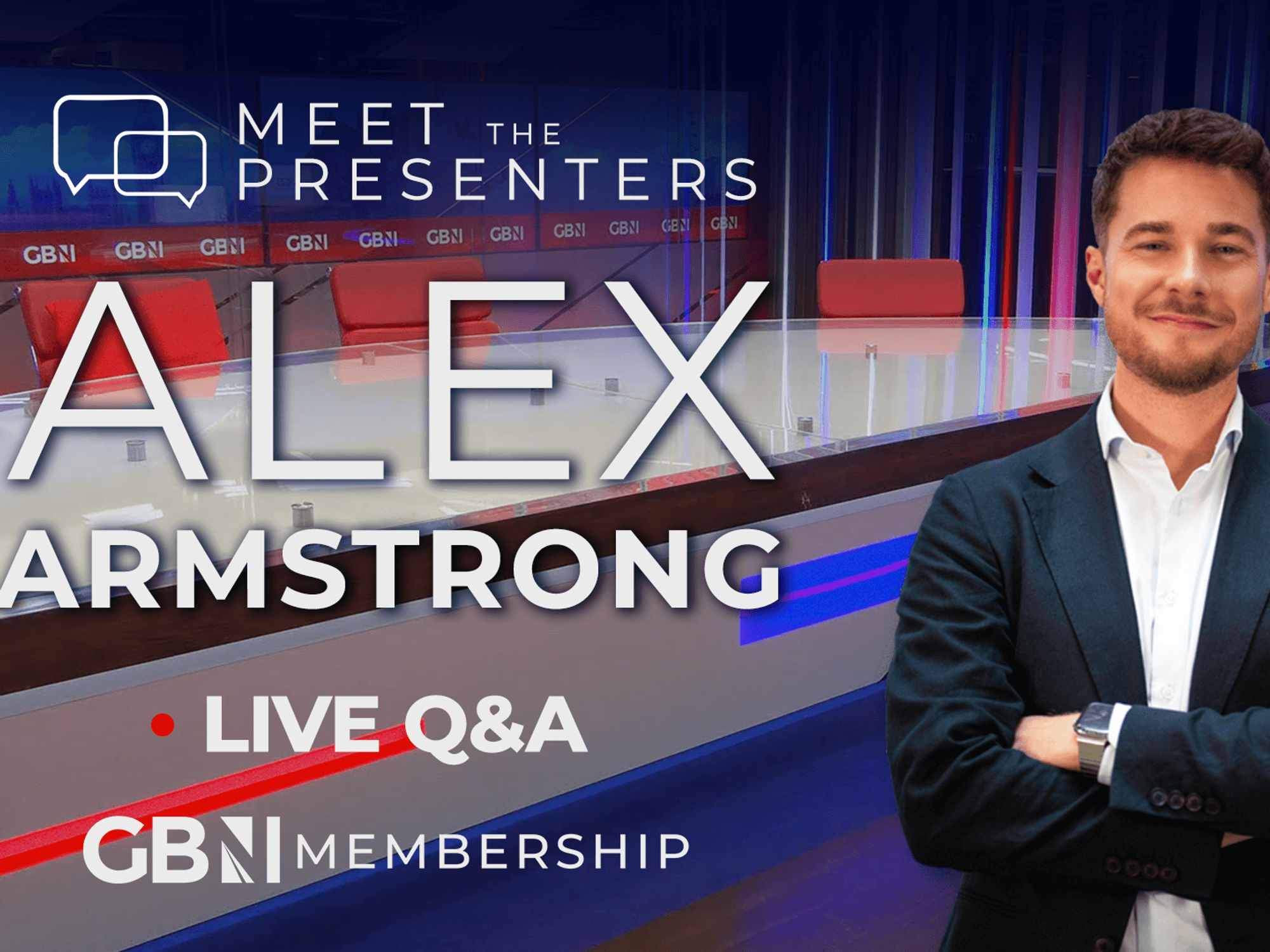 Meet The Presenters: Live Q&A with Alex Armstrong – Exclusive for GB News Members