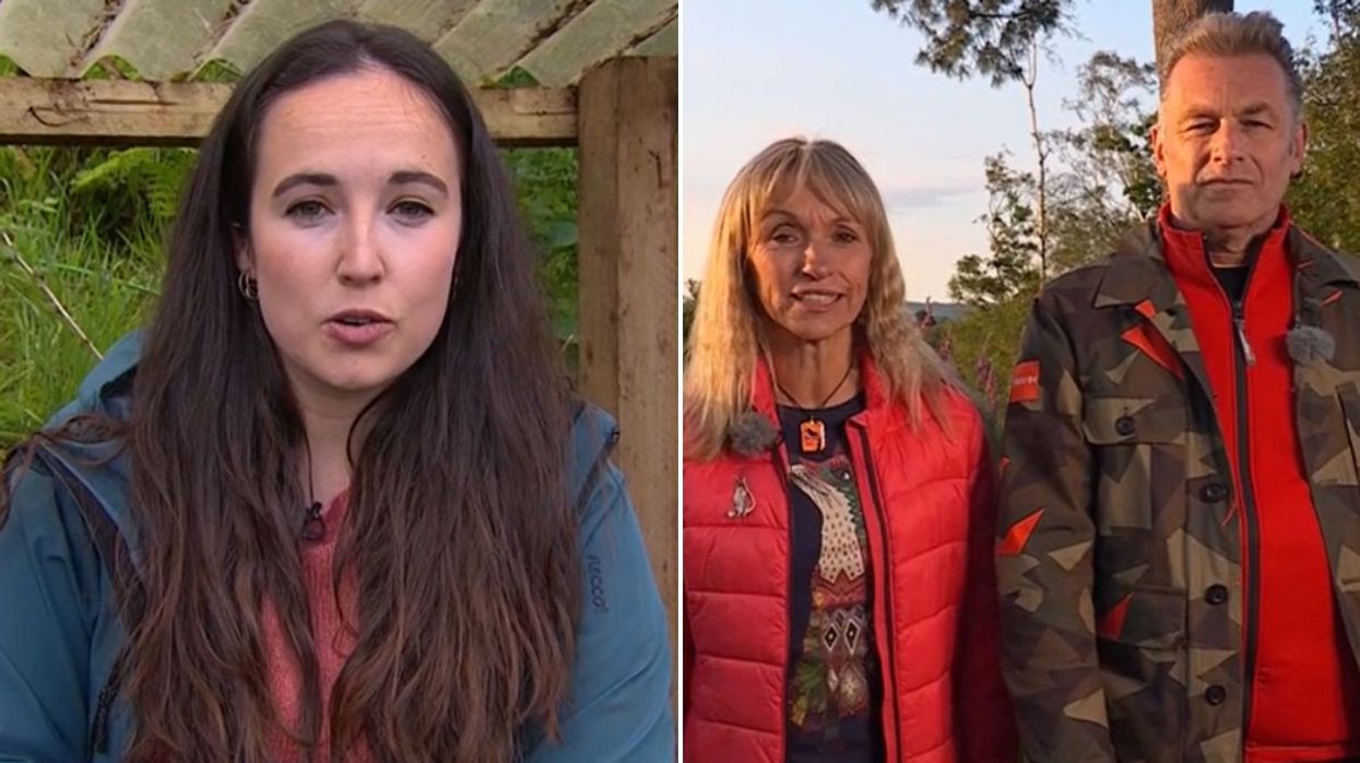 Megan McCubbin, Michaela Strachan and Chris Packham