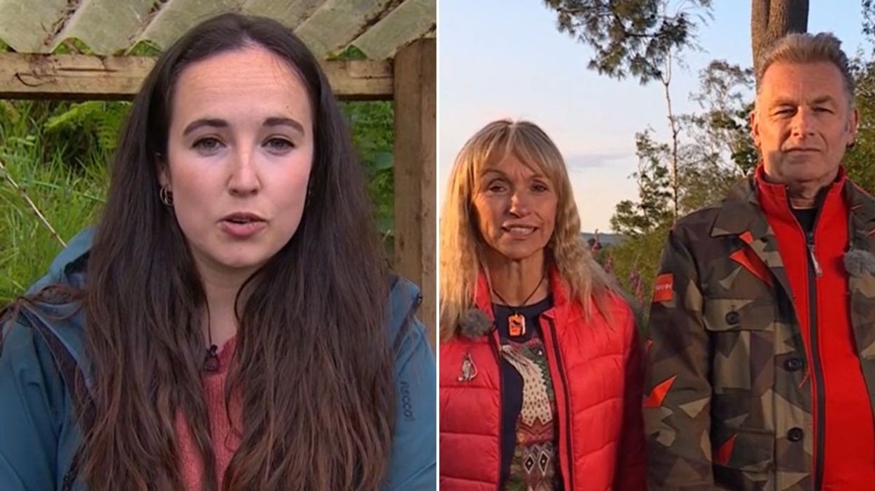 Megan McCubbin, Michaela Strachan and Chris Packham