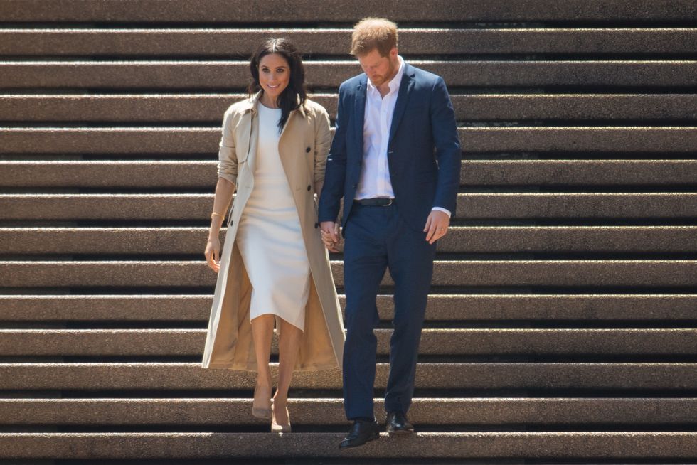 Meghan and Harry in Australia
