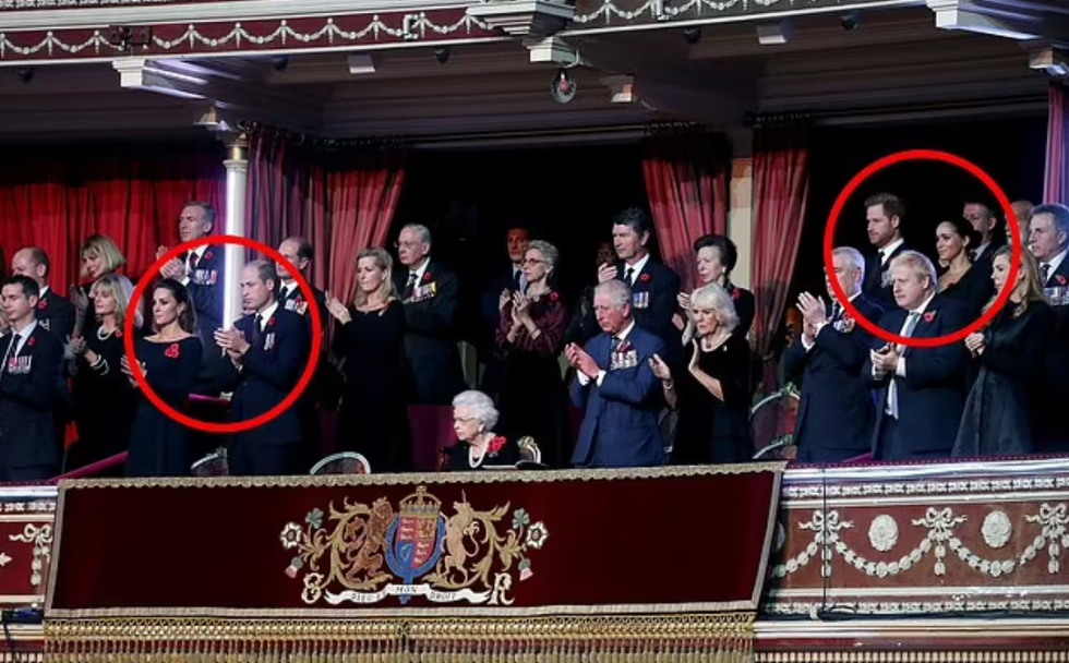 Meghan and Harry snub