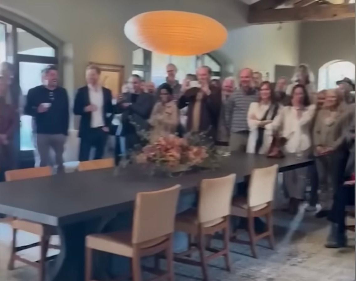 Meghan and Harry were introduced to Adam Lilling when they attended Ellen DeGeneres and wife Portia de Rossi's wedding vows renewal