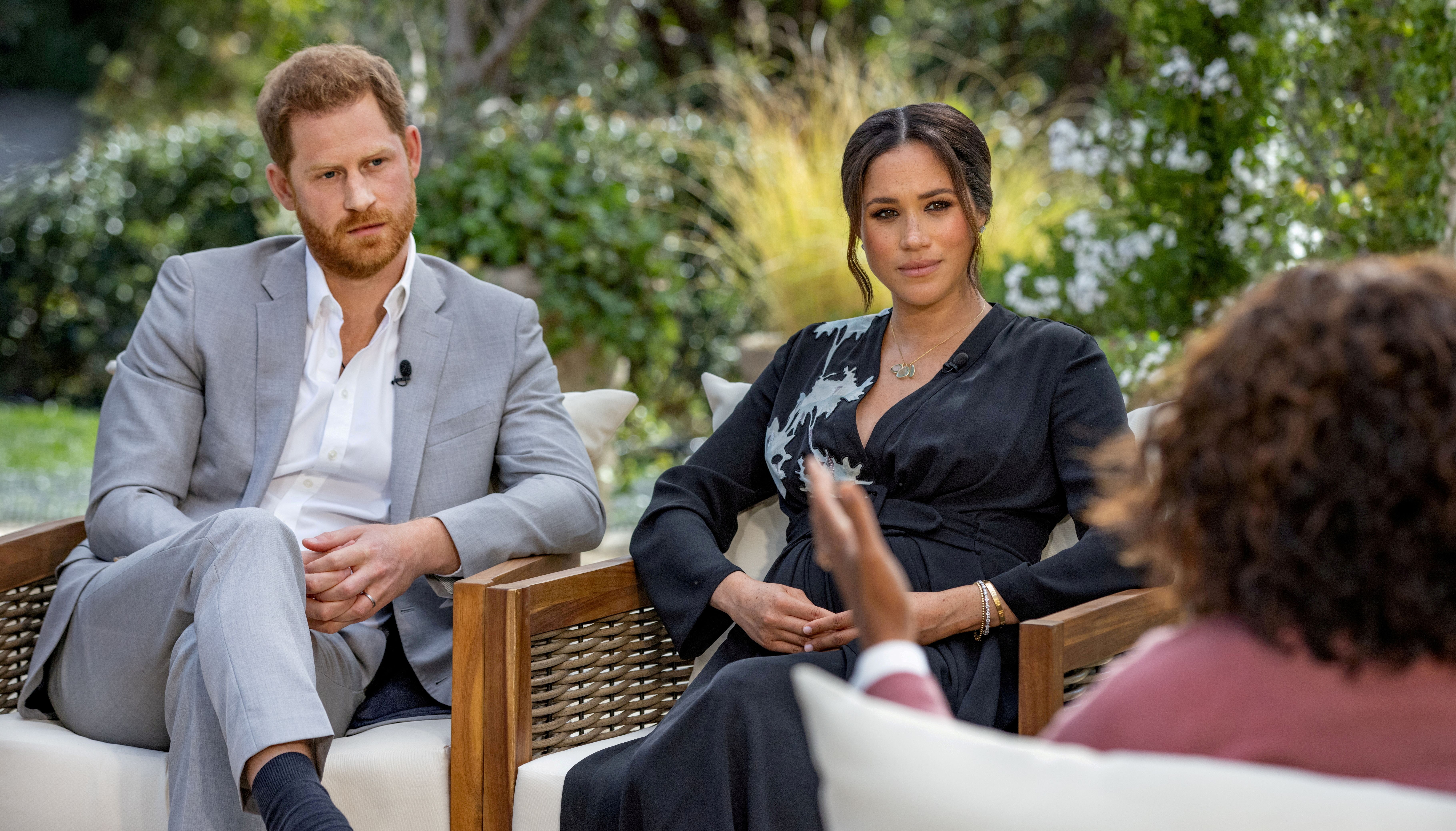 Meghan and Prince Harry sat down with Oprah for a bombshell interview that aired last year