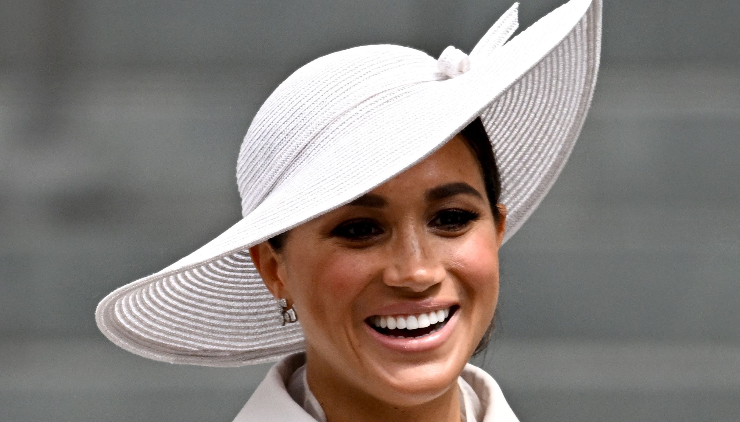 Meghan, Duchess of Sussex, leaves after the National Service of Thanksgiving held at St Paul's Cathedral as part of celebrations marking the Platinum Jubilee of Britain's Queen Elizabeth, in London, Britain, June 3, 2022. REUTERS/Dylan Martinez