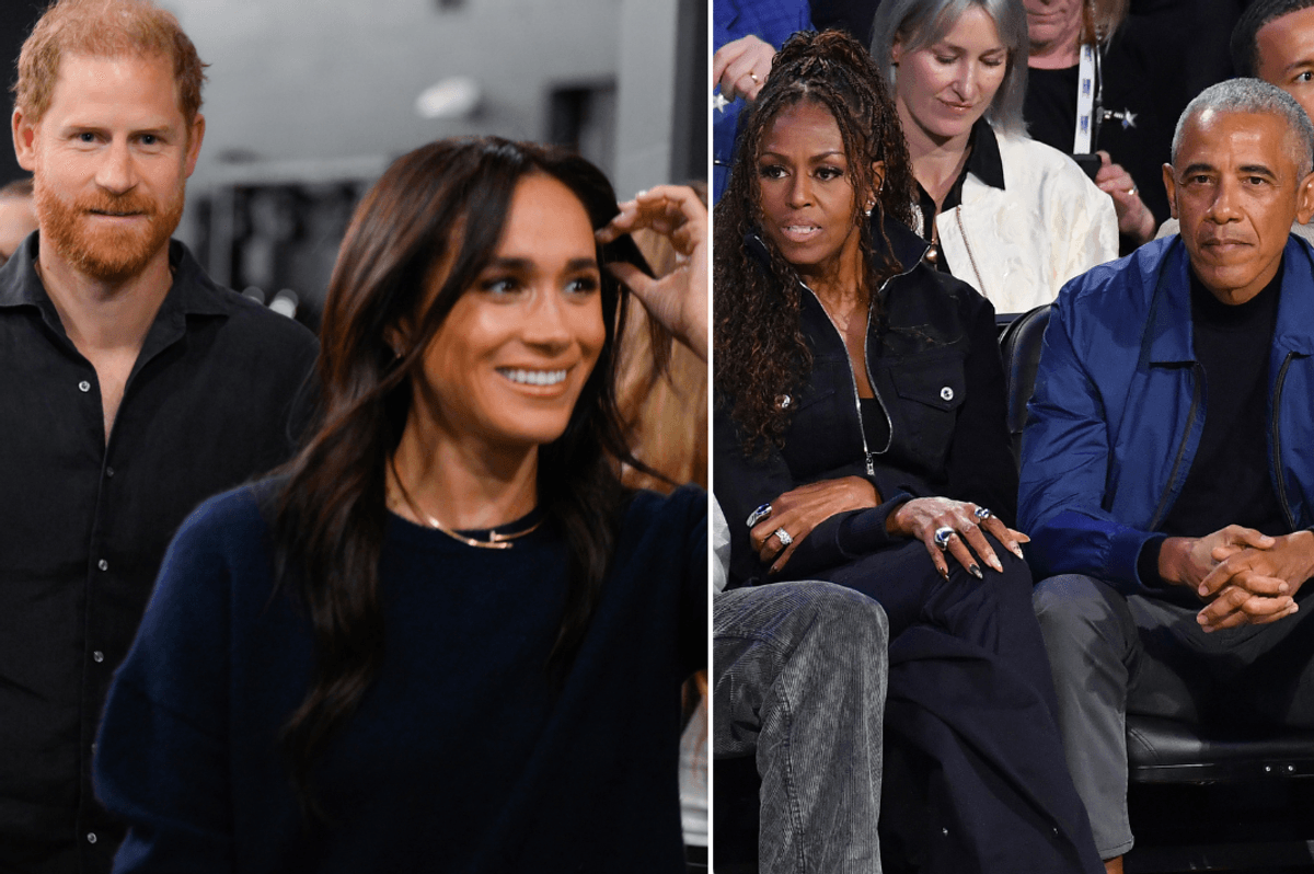 Meghan, Harry and Obamas