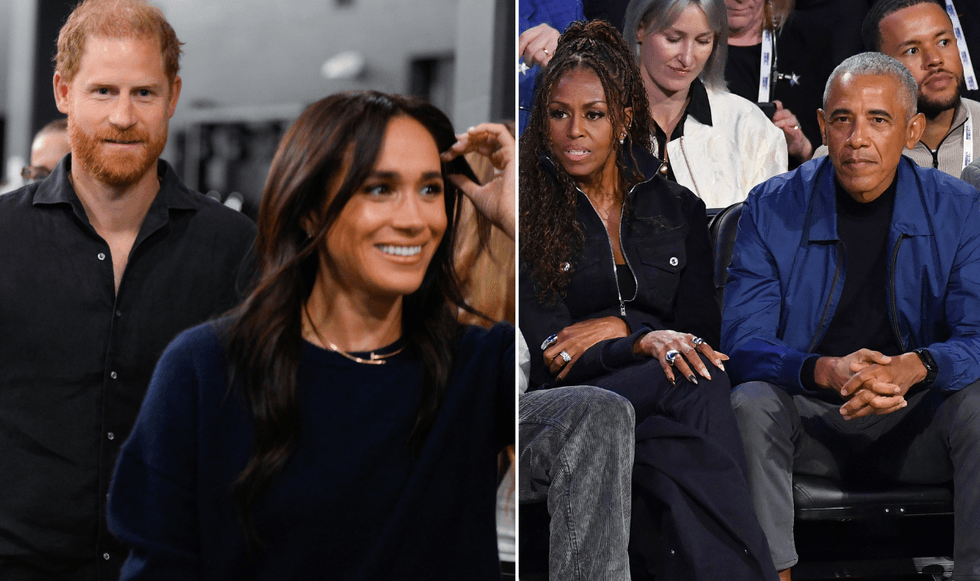 Meghan, Harry and Obamas