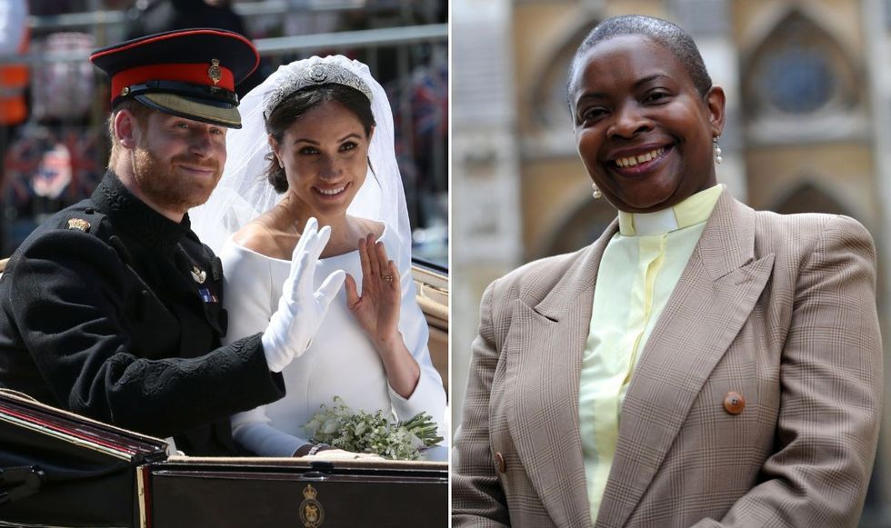 Meghan, Harry and Rose Hudson-Wilkin