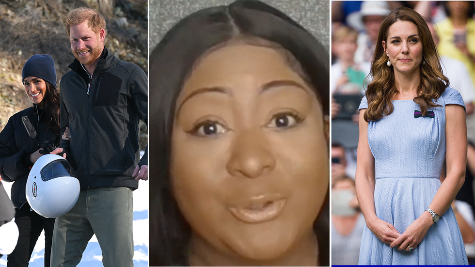 Meghan, Harry, Asia Grace and Princess Kate