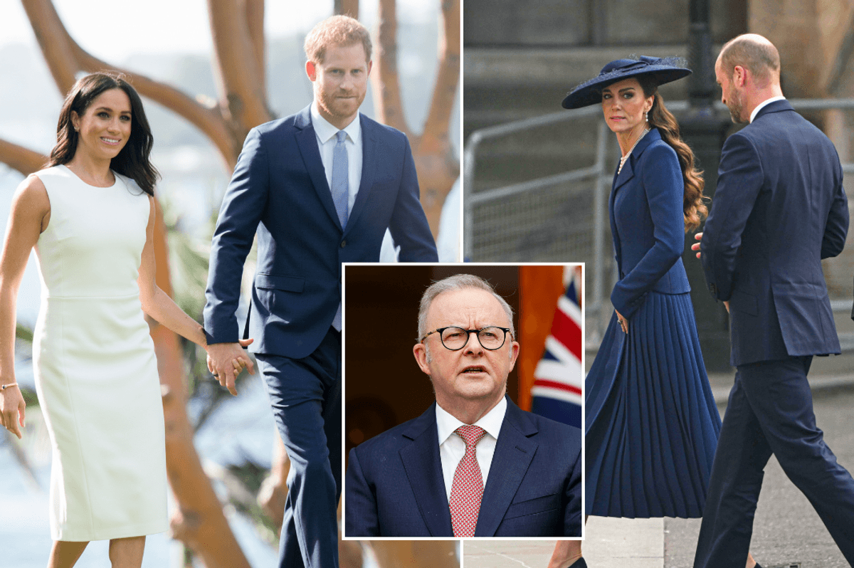Meghan, Harry, Catherine and William