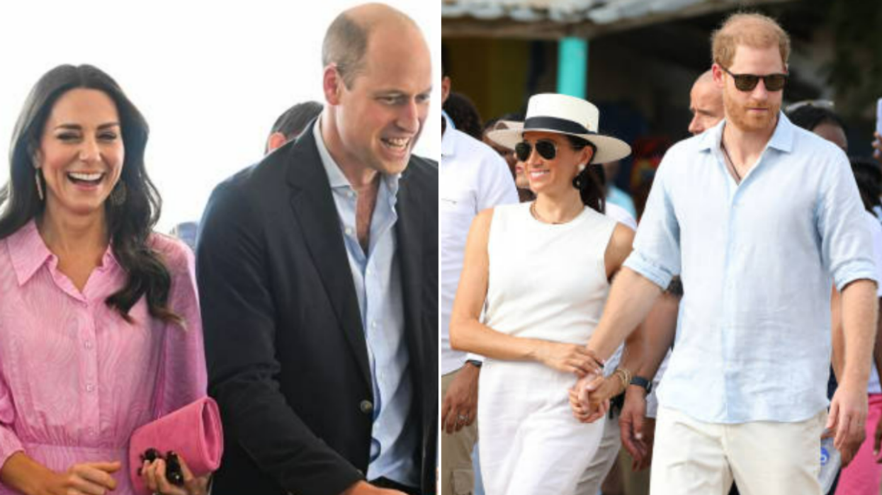 Meghan, Harry, Kate and William