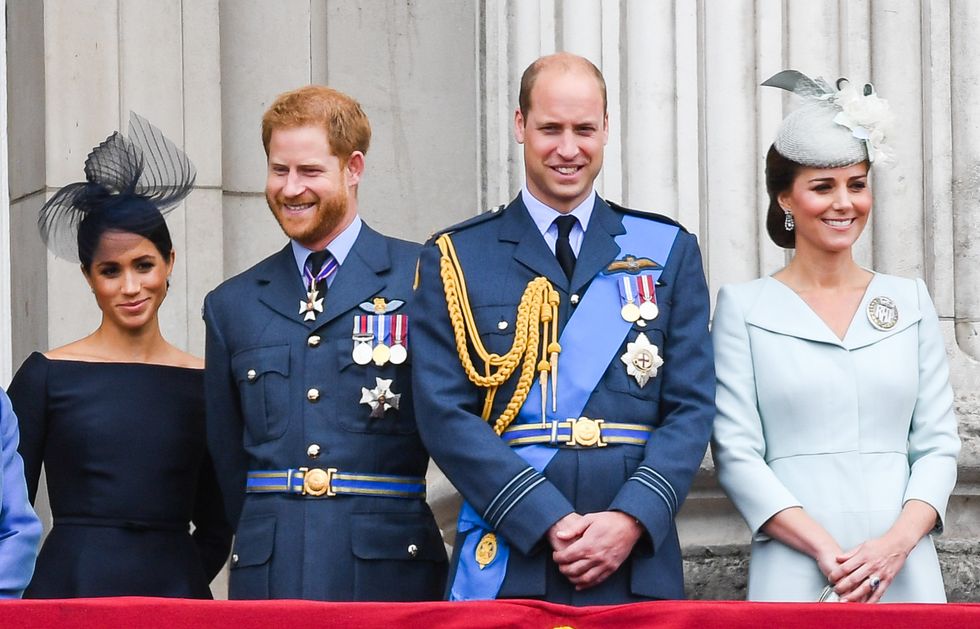 Meghan, Harry, William and Kate
