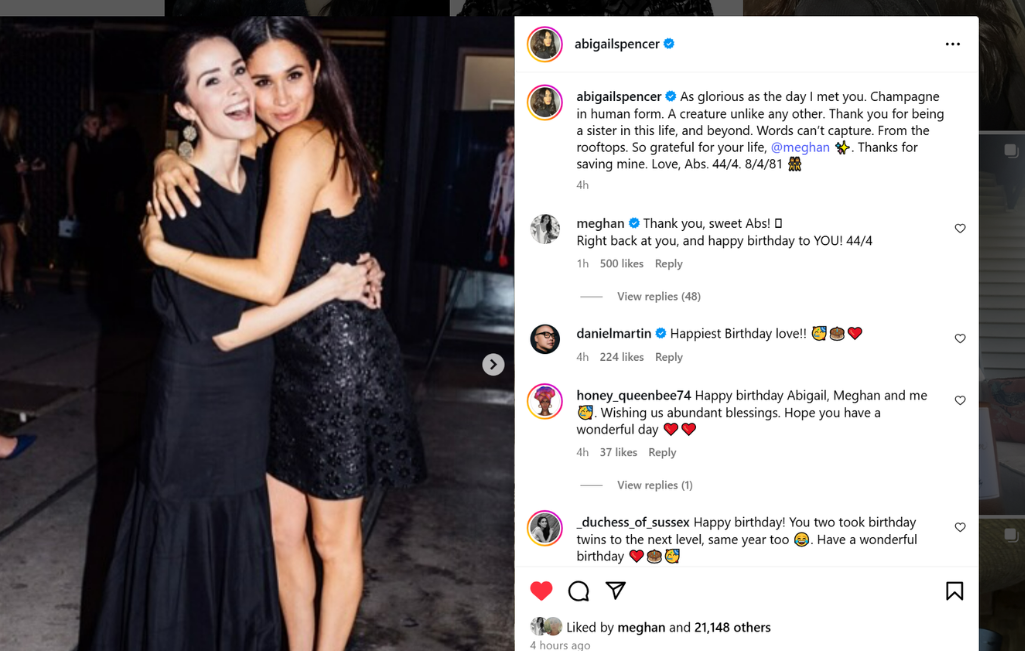 Meghan Markle and Abigail Spencer