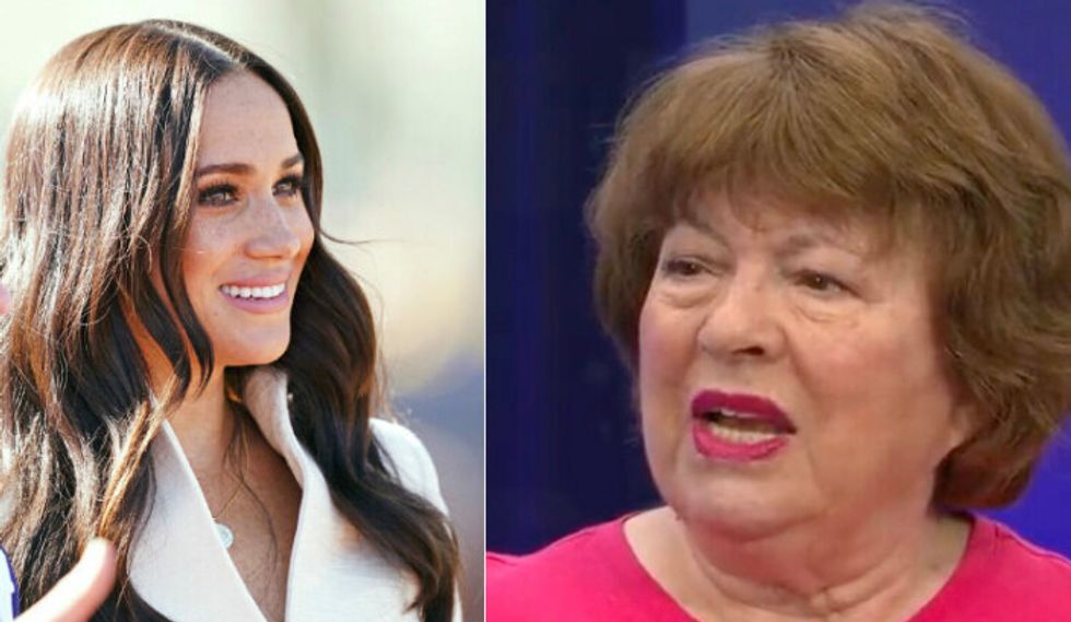 Meghan Markle and Angela Levin