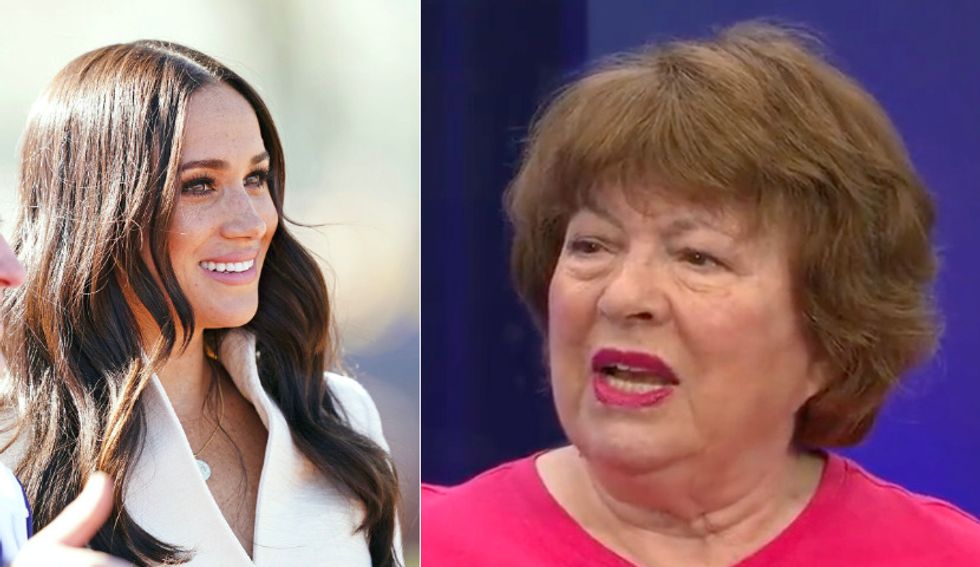 Meghan Markle and Angela Levin