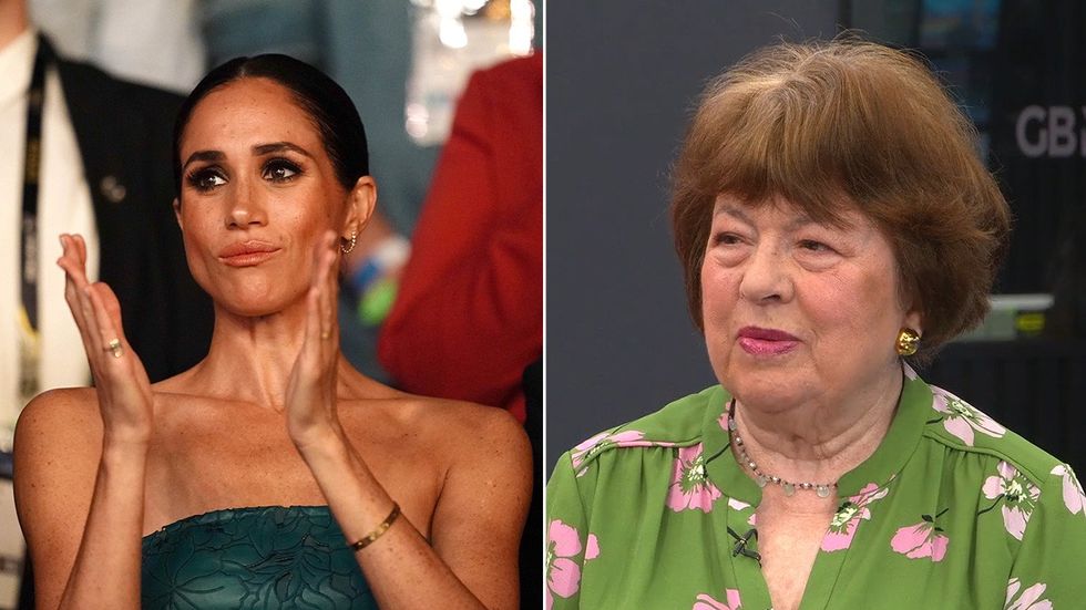 Meghan Markle and Angela Levin