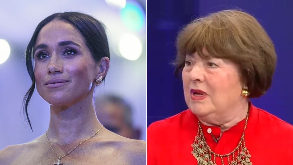 Meghan Markle and Angela Levin