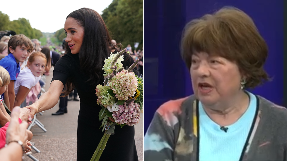 Meghan Markle and Angela Levin