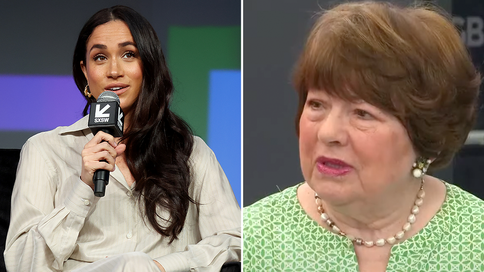 Meghan Markle and Angela Levin