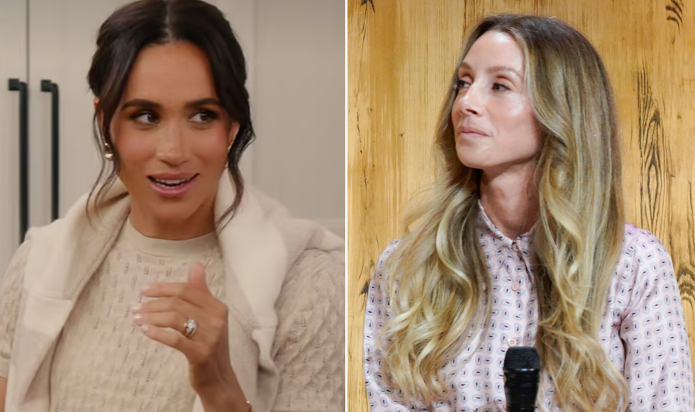 Meghan Markle and Cassandra Morales Thurswell