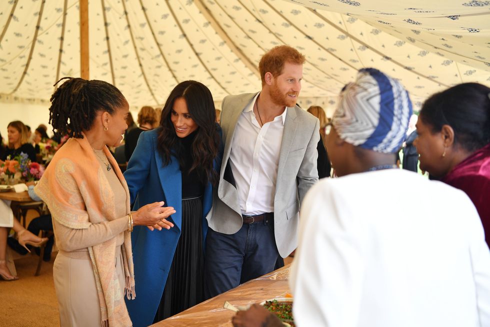 Meghan Markle and Doria Ragland