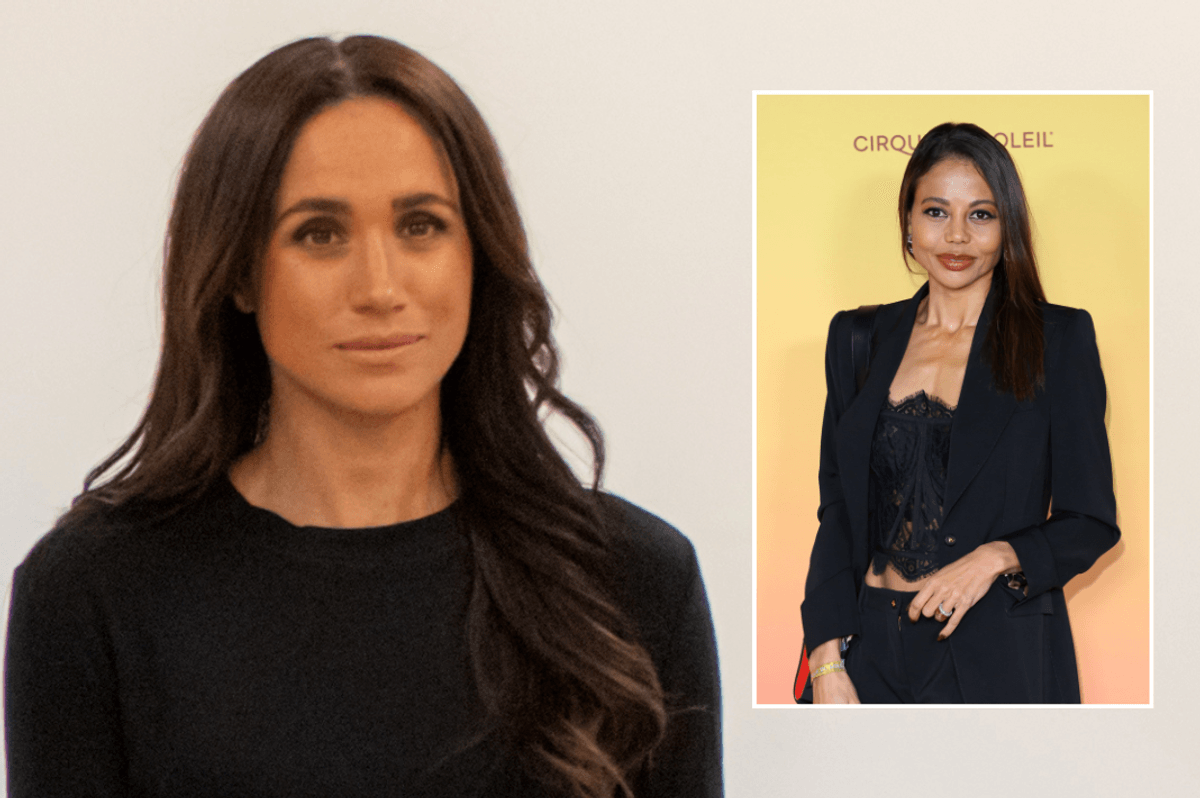 Meghan Markle and Emma Weymouth