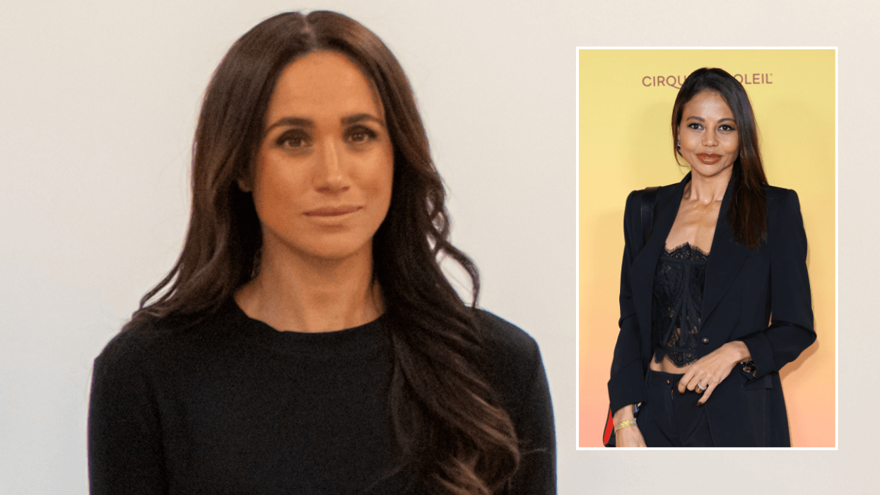 Meghan Markle and Emma Weymouth
