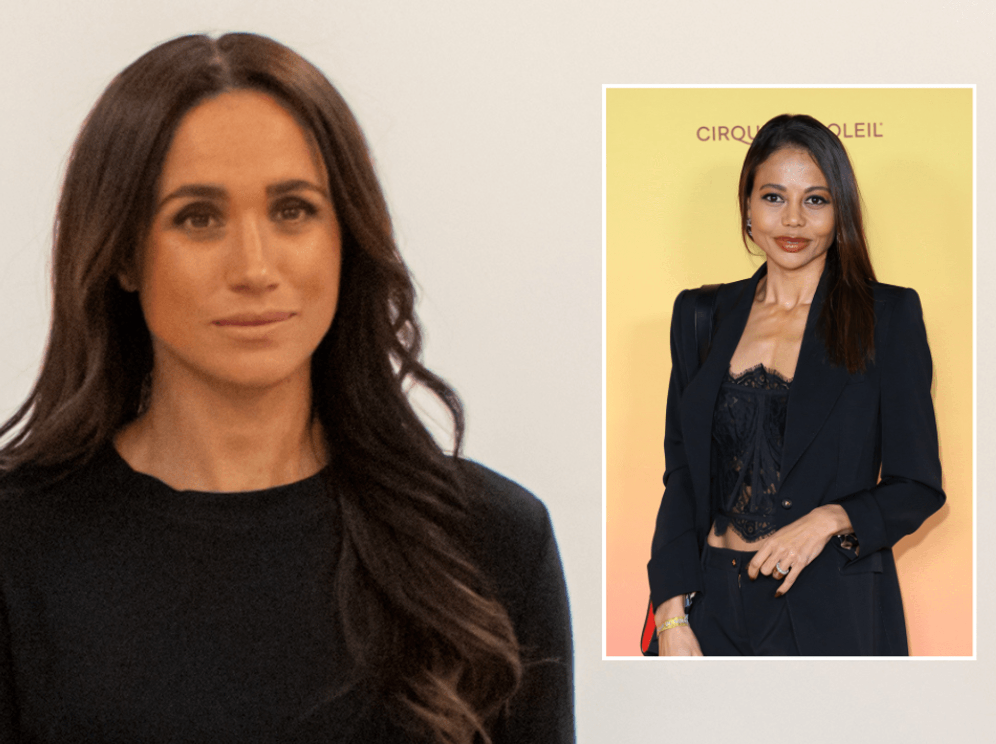 Meghan Markle and Emma Weymouth
