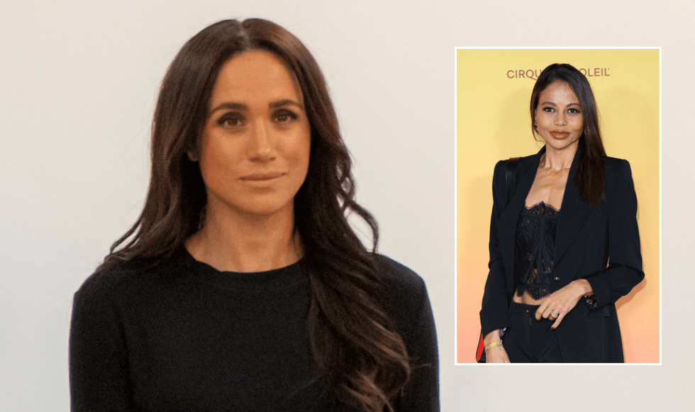 Meghan Markle and Emma Weymouth