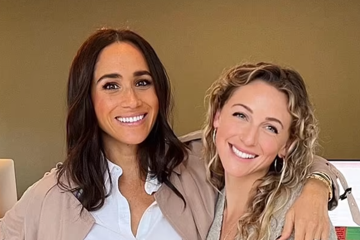 Meghan Markle and Hannah Mendoza