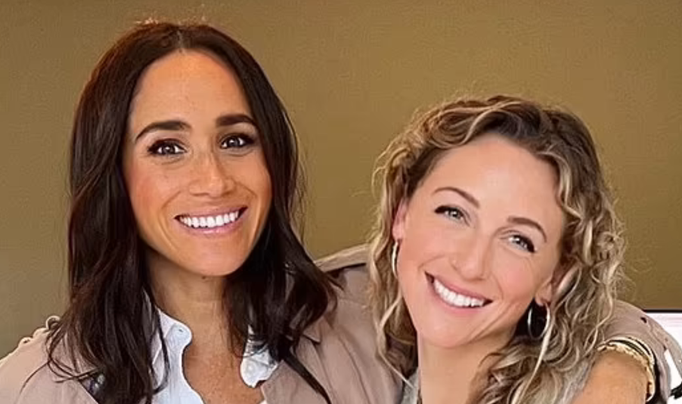Meghan Markle and Hannah Mendoza