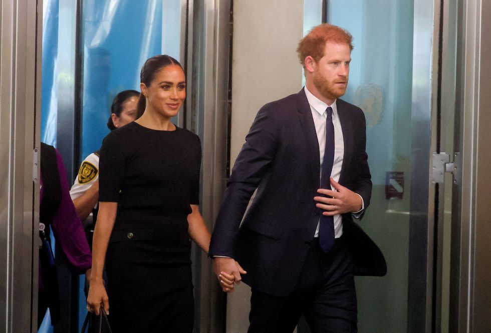 Meghan Markle and husband Prince Harry at the United Nations Headquarters in New York